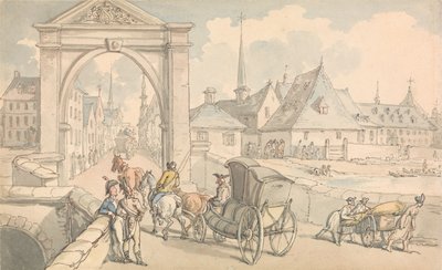 リンブルフ、ベルギー 作： Thomas Rowlandson