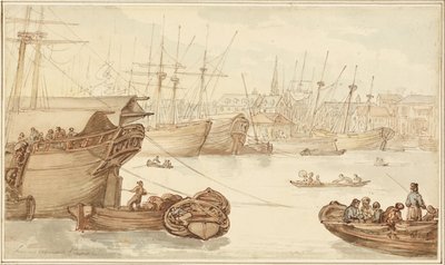 ライムハウス リーチ 作： Thomas Rowlandson