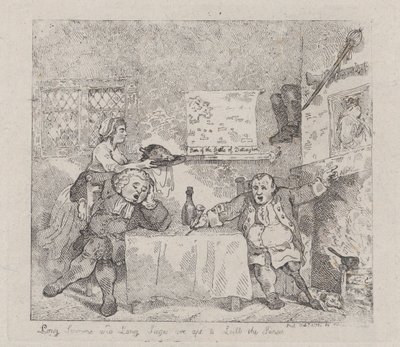 1783 年 2 月 11 日、1783 年 2 月 11 日。 作： Thomas Rowlandson