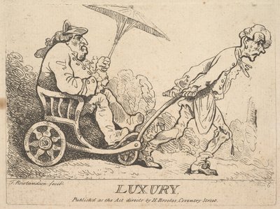 ラグジュアリー、[1781] 1786-95を再発行。 作： Thomas Rowlandson