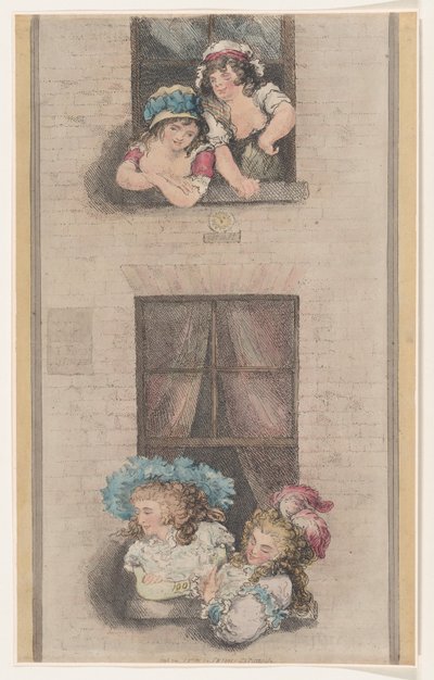 メイドとミストレス、1791 年 12 月 1 日、1791 年 12 月 1 日。 作： Thomas Rowlandson