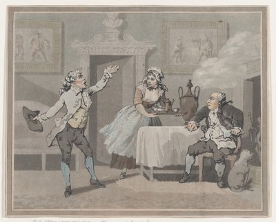 Manager & Spouter、1802 年 7 月 1 日、1802 年 7 月 1 日。 作： Thomas Rowlandson