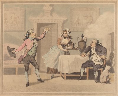 マネージャーとスパウター 作： Thomas Rowlandson