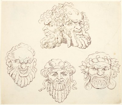 マスク 作： Thomas Rowlandson
