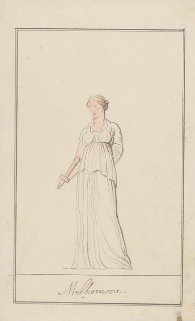 メルポメネ 作： Thomas Rowlandson