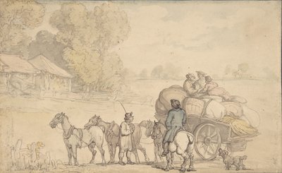 移民、1780年から1827年。 作： Thomas Rowlandson