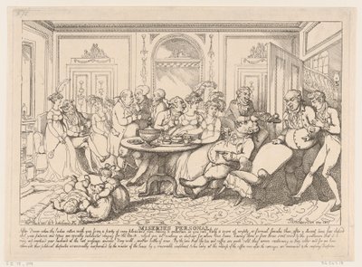 1807年6月12日のミザリーズ・パーソナル。, 1807年6月12日のミザリーズ・パーソナル。 作： Thomas Rowlandson