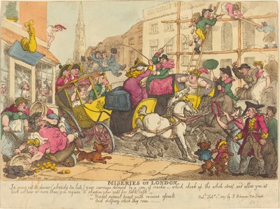 ミザリー オブ ロンドン 作： Thomas Rowlandson