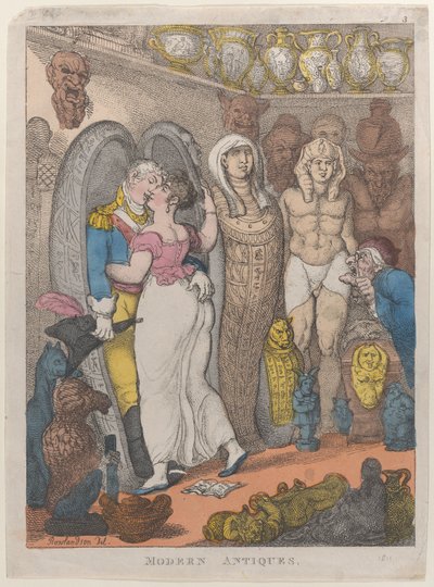 現代古美術、1811年、1811年。 作： Thomas Rowlandson