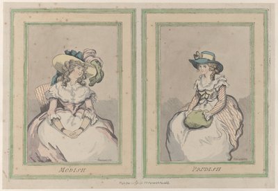 モディッシュとプルディッシュ、1791 年 12 月 1 日、1791 年 12 月 1 日。 作： Thomas Rowlandson