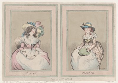 モディッシュとプルディッシュ、1791 年 12 月 1 日、1791 年 12 月 1 日。 作： Thomas Rowlandson