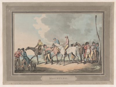 Mounting [The Mount]、1799 年 1 月 1 日、1799 年 1 月 1 日。 作： Thomas Rowlandson