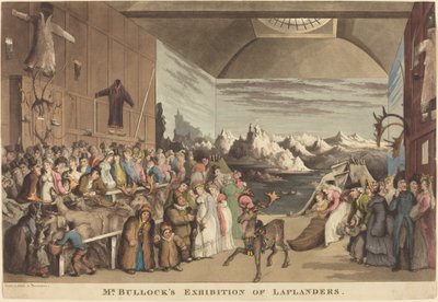 ブロック氏のラップランド展 作： Thomas Rowlandson