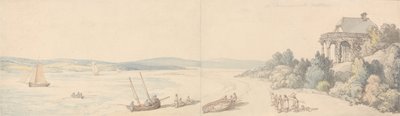 ワイト島イーストカウズのドラモンド氏のコテージ 作： Thomas Rowlandson