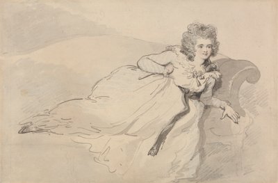 Rouva Abington 作： Thomas Rowlandson