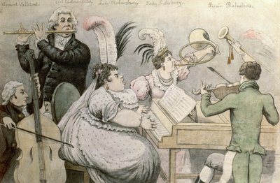 ミュージカルパーティー 作： Thomas Rowlandson