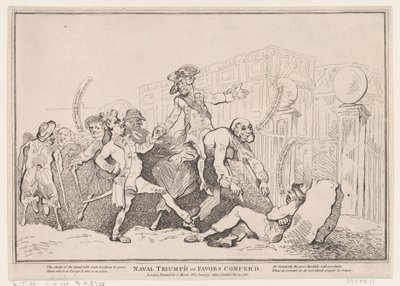 1780 年 11 月 13 日、1780 年 11 月 13 日。 作： Thomas Rowlandson