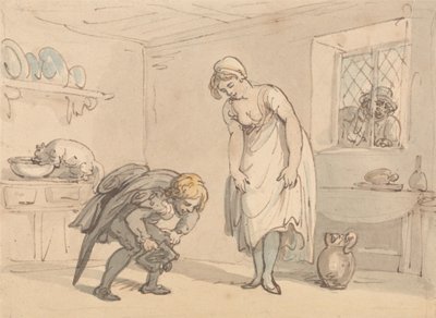 新しい靴 作： Thomas Rowlandson