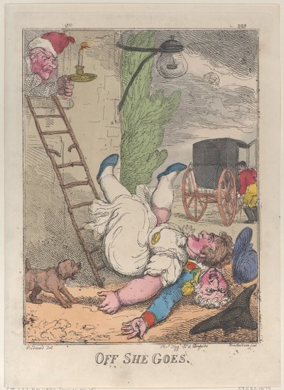 Off She Goes, 1812., 1812. 作： Thomas Rowlandson