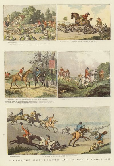昔ながらのスポーツ写真 作： Thomas Rowlandson