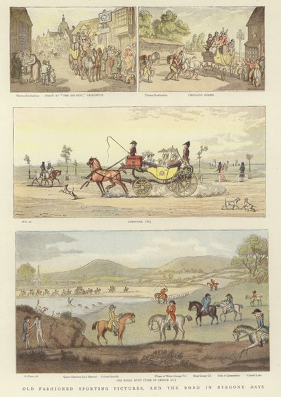昔ながらのスポーツ写真 作： Thomas Rowlandson