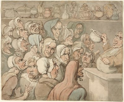 珍品売り場のババア 作： Thomas Rowlandson