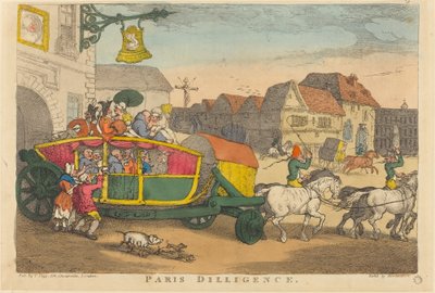 パリの勤勉さ 作： Thomas Rowlandson