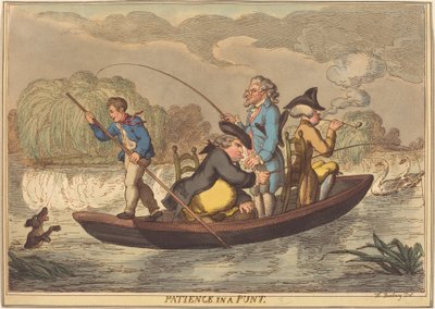 パントでの忍耐 作： Thomas Rowlandson