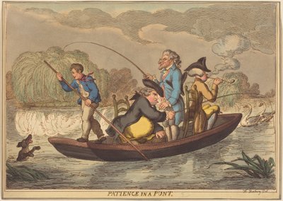 パントにおける忍耐 作： Thomas Rowlandson