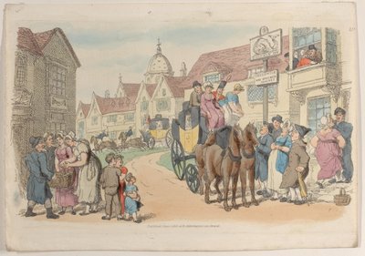 プレート 19、World in Miniature、1816 年より。, 1816. 作： Thomas Rowlandson