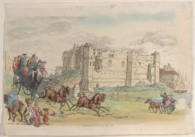 プレート 22、『World in Miniature』、1816 年、1816 年より。 作： Thomas Rowlandson