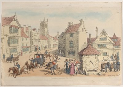 プレート 24、World in Miniature、1816 年より。, 1816. 作： Thomas Rowlandson