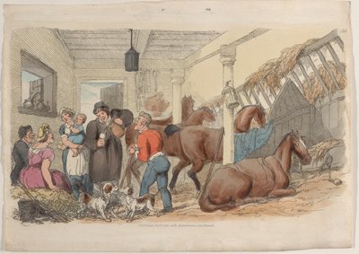 プレート 36、World in Miniature、1816 年より。, 1816. 作： Thomas Rowlandson