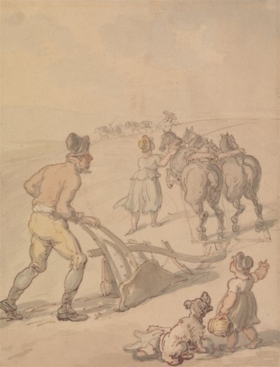 耕作 作： Thomas Rowlandson