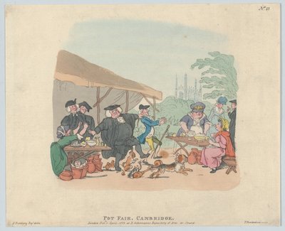 ポット フェア ケンブリッジ、1803 年 5 月 1 日、1803 年 5 月 1 日。 作： Thomas Rowlandson