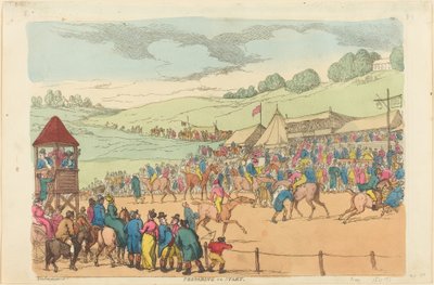 開始の準備 作： Thomas Rowlandson