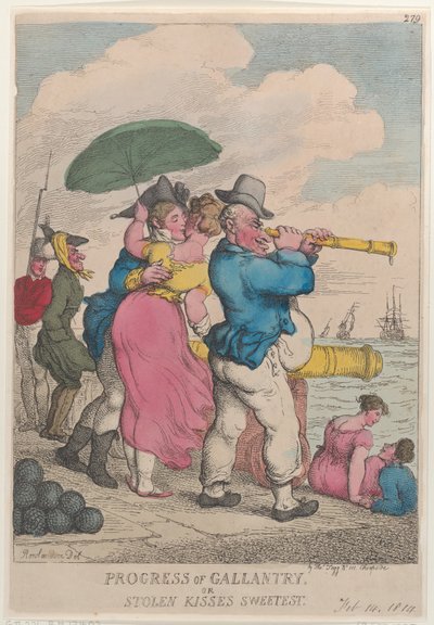 1814 年 2 月 14 日、1814 年 2 月 14 日。 作： Thomas Rowlandson