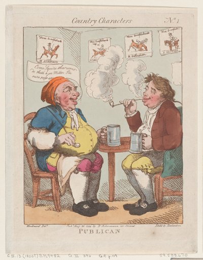 Publican、1799 年 8 月 30 日、1799 年 8 月 30 日。 作： Thomas Rowlandson