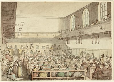 クエーカー教徒の集い 作： Thomas Rowlandson