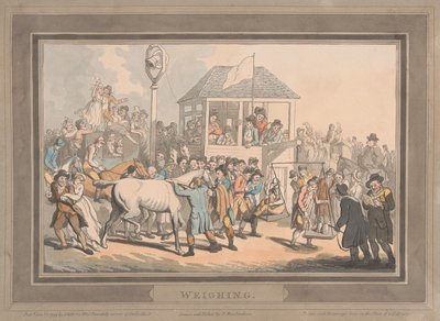 レース [6点セット]： 2. 計量 作： Thomas Rowlandson