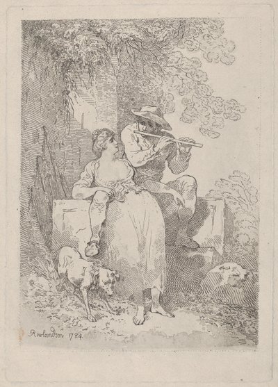 晴れた日に労働から休む, 1784-87., 1784-87. 作： Thomas Rowlandson