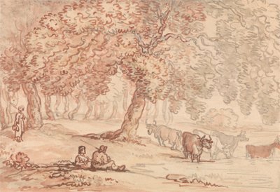 リッチモンド パーク 作： Thomas Rowlandson