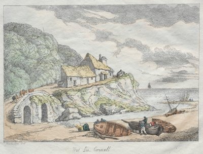 ローランドソンの自然からのスケッチ: ウェスト ルー、コーンウォール 作： Thomas Rowlandson