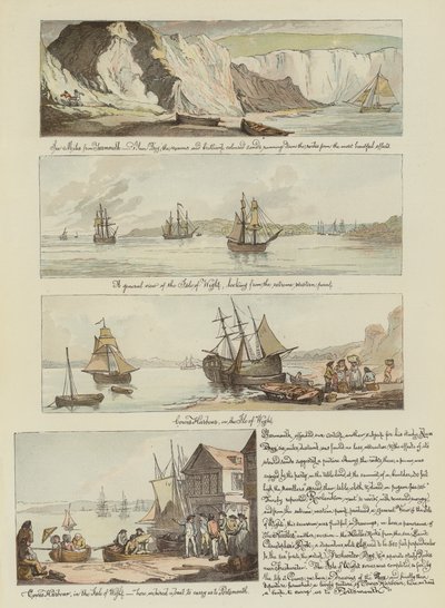 ローランドソンズポストシェーズのツアー、1782年（クロモリト） 作： Thomas Rowlandson