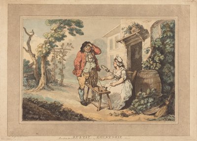 素朴な求愛 作： Thomas Rowlandson