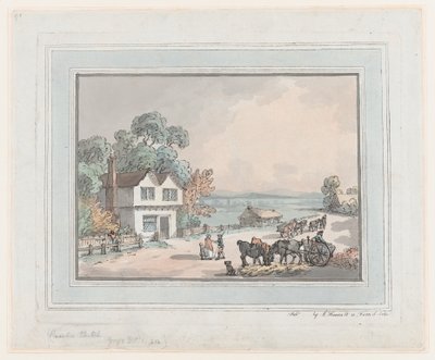 素朴なスケッチ、1787年、1787年。 作： Thomas Rowlandson