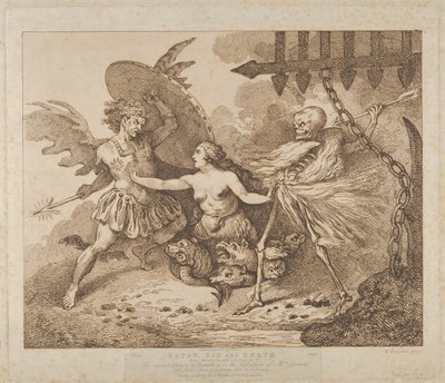 サタン・罪・死 失楽園 第2集 1790年以降 1790年以降 作： Thomas Rowlandson
