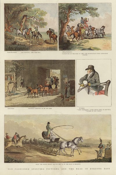 馬術イラストのシリーズ 作： Thomas Rowlandson