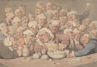 パンチの提供 作： Thomas Rowlandson