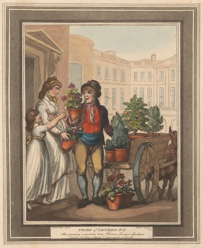 Kahdeksan sarja (5): Lontoon huudot 作： Thomas Rowlandson